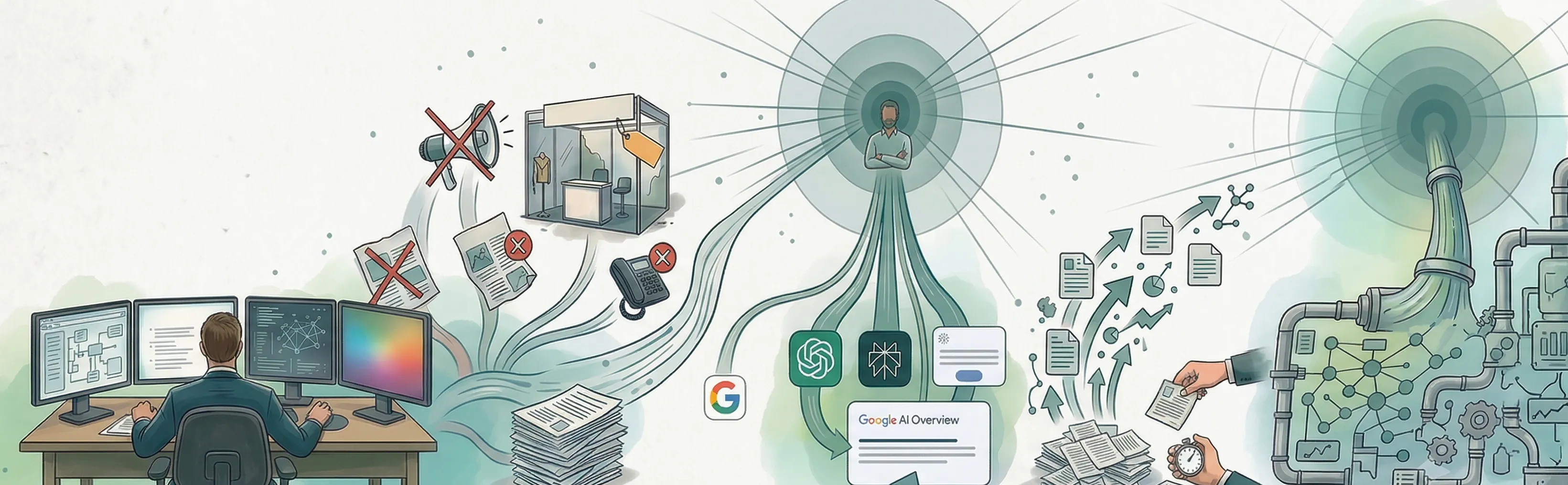 B2B-Entscheider recherchieren bei Google, ChatGPT und KI-Suchmaschinen